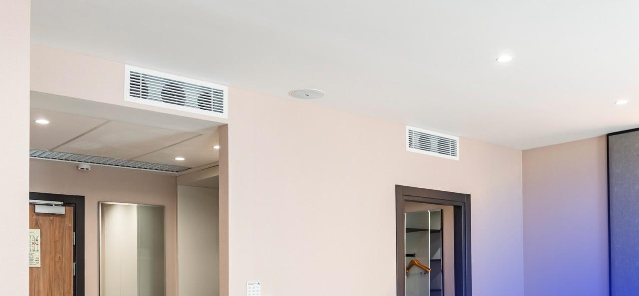 Установка вентиляции в номерном фонде отеля