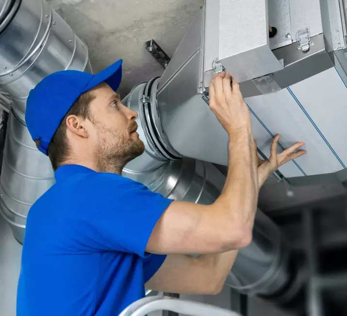 Обслуживание систем вентиляции воздуха