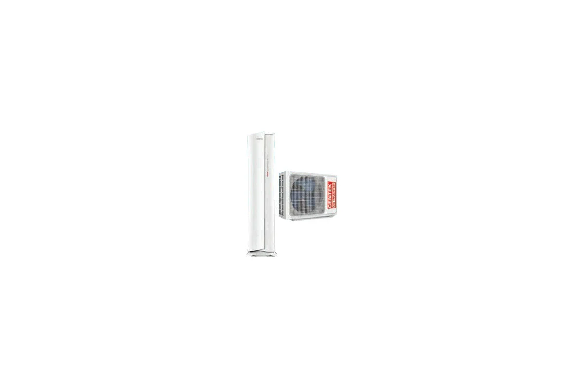 Сплит-система Centek TOWER, инвертор, WiFi, площадь 20 кв.м, макс. шум 36Дб, 7100/8800W компрессор HIGHLY, EER-3.21, скрытый LED CT-66K24