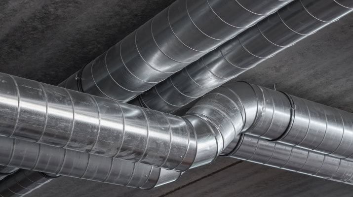 Монтаж воздуховодов вентиляции