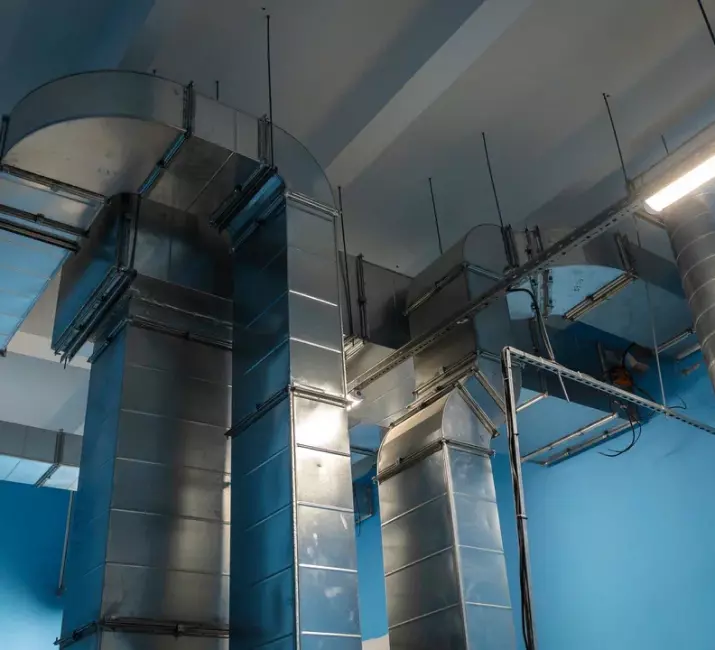 Монтаж промышленной вентиляции