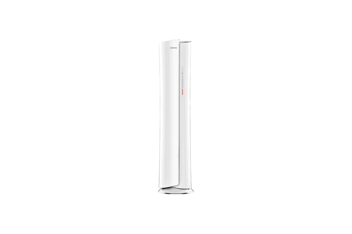 Сплит-система Centek TOWER, инвертор, WiFi, площадь 20 кв.м, макс. шум 36Дб, 7100/8800W компрессор HIGHLY, EER-3.21, скрытый LED CT-66K24